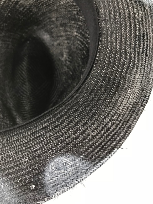 【三角帽】黑色Sisole裂帽 第10張的照片