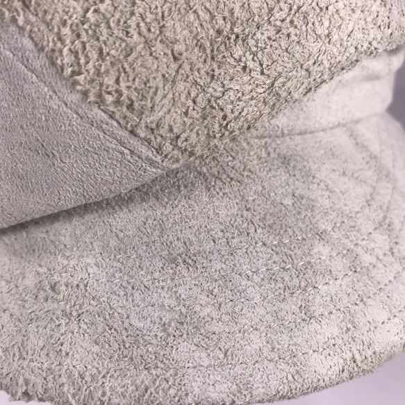 【三角帽】白色皮革卷式 第5張的照片