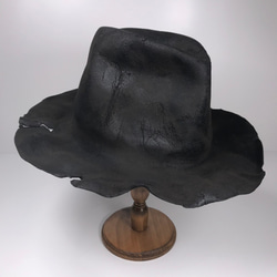 【三角帽】可折疊的帽子，如木炭 第4張的照片