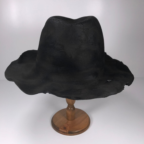 【三角帽】可折疊的帽子，如木炭 第7張的照片