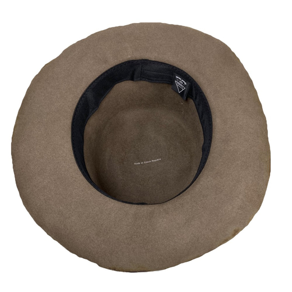 【三角帽】復古處理的棕色圓頂禮帽 第10張的照片