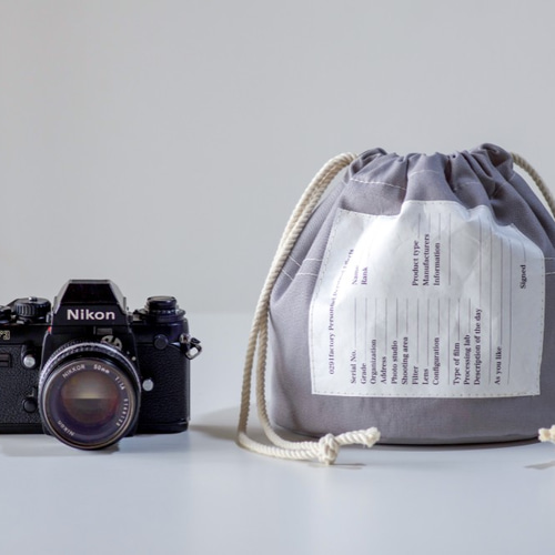 NEW personalカメラバック （グレー）[受注生産] カメラケース・カメラ