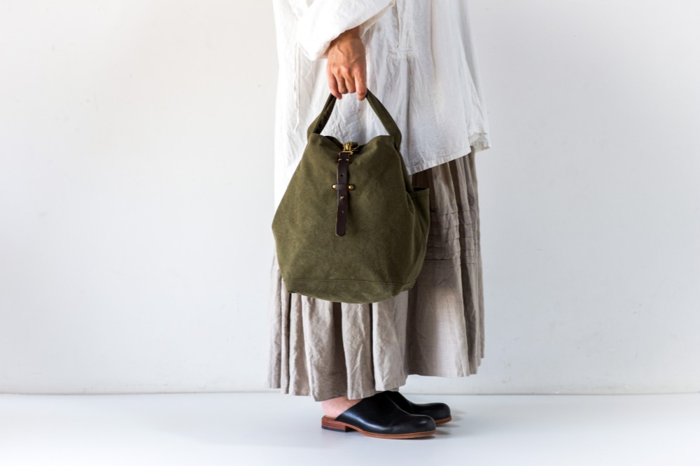 SUI PROFILE BAG（washカーキ）[受注生産]