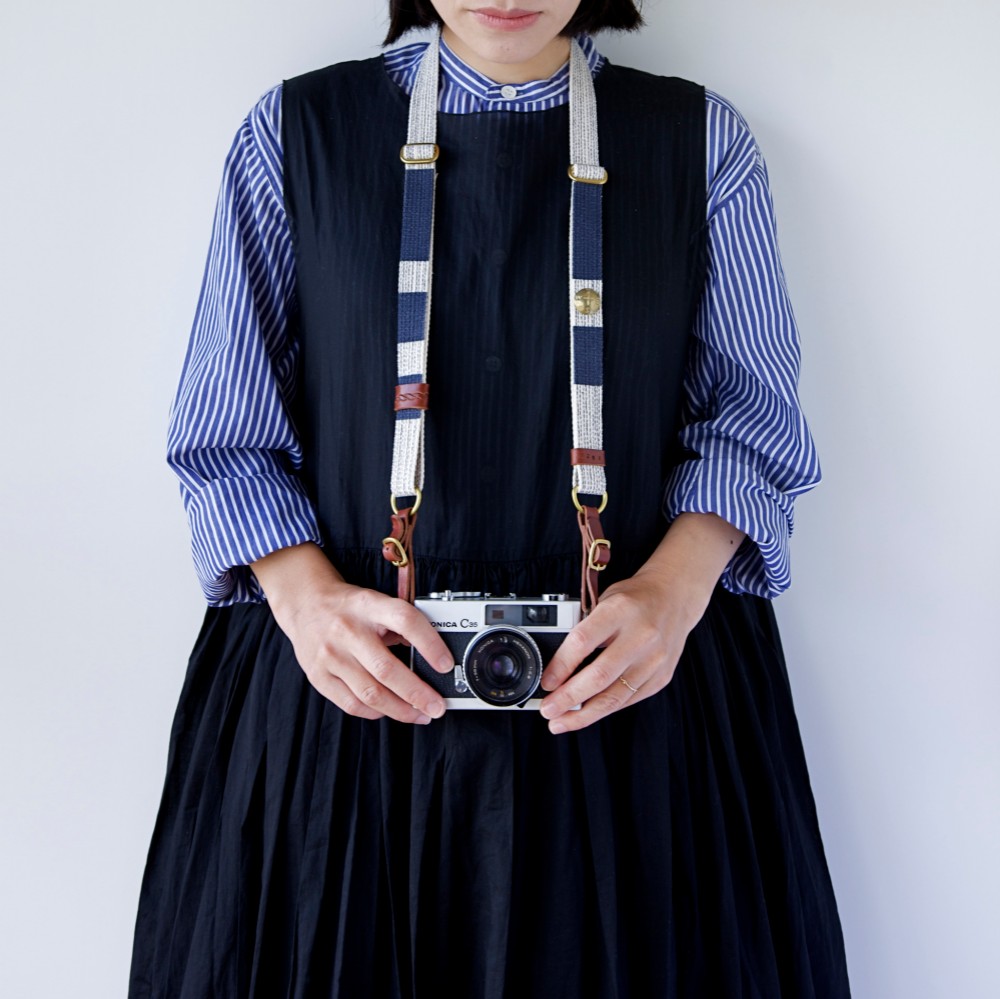 SLIM NAVY LINE カメラストラップ[受注生産]