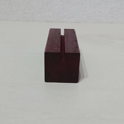天然木(パドック)カードスタンド 1個(カード差し込み垂直タイプ) 6枚目の画像