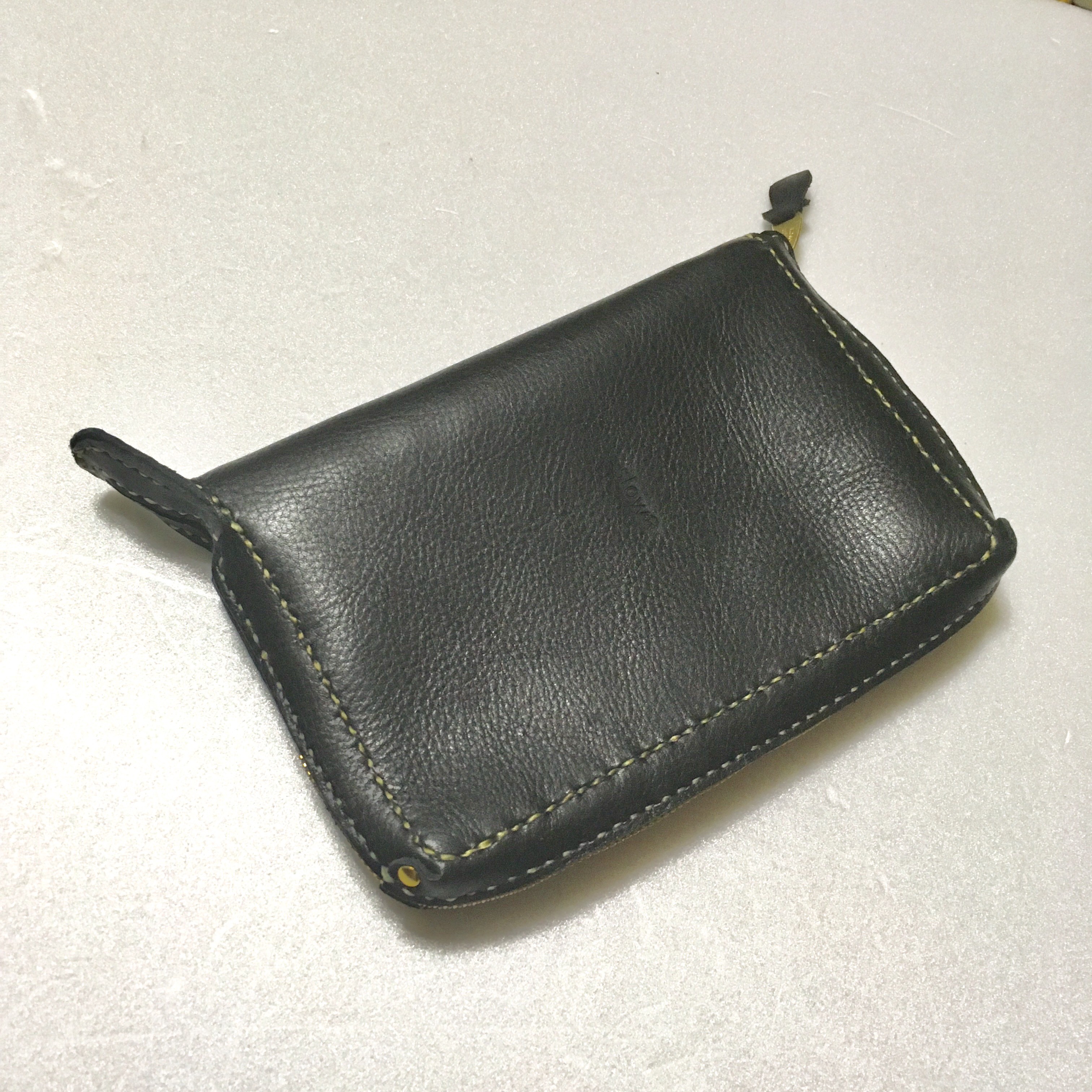 slowH(スロウエイチ)本革手帳カバー「Rooster」（ブラック）バイブルサイズ