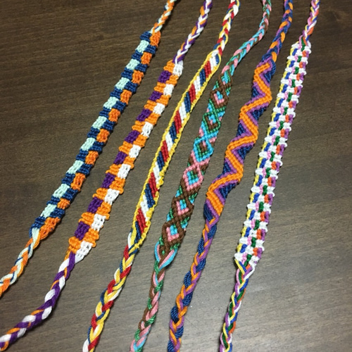 【訳あり】 ミサンガ ハンドメイド きく ブレスレット・バングル