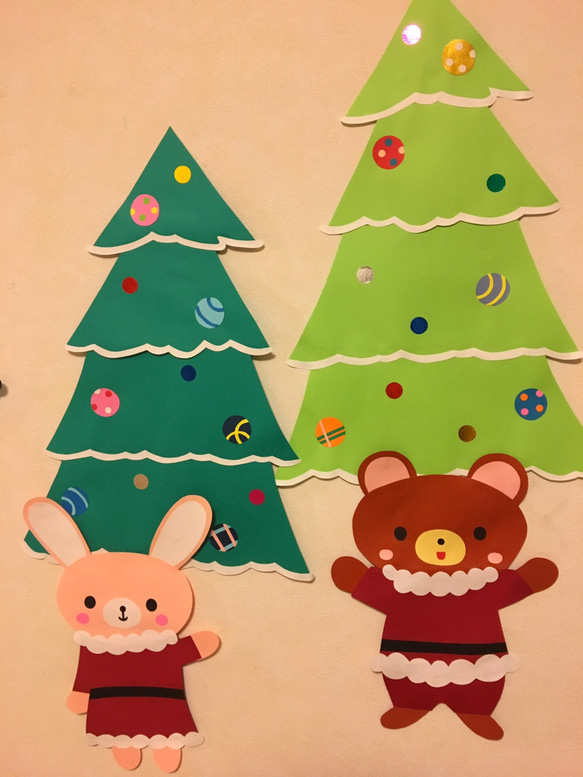 【送料無料】壁面飾り☆クリスマス☆クリスマス会☆12月☆冬☆保育 4枚目の画像