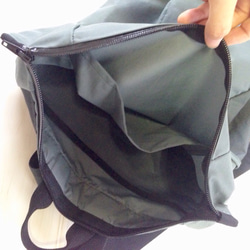 防水コンパクトBACK PACK (ライトグレー） 3枚目の画像