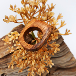 ウッド　木製リング　天然素材　 2枚目の画像