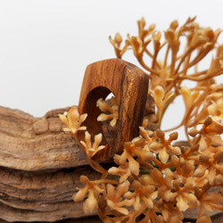 ウッド　木製リング　天然素材　 4枚目の画像