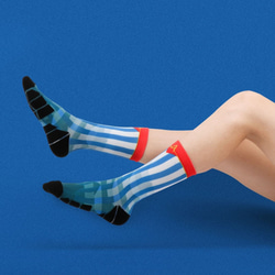 【Neo-classic Collection】Dusking Sky Sports Crew Socks 1枚目の画像
