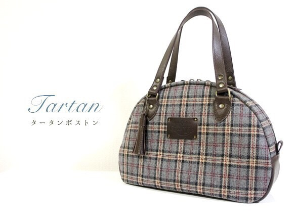 Tartan　ボストンバッグⅡ 1枚目の画像