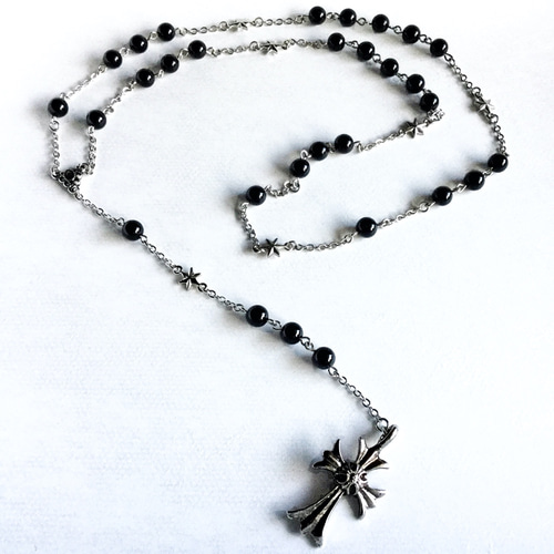 オニキスのスターライトロザリオ ネックレス・ペンダント ㅤRem. 通販