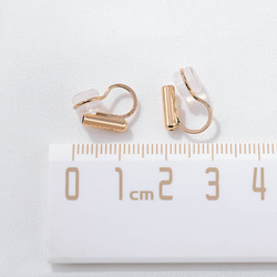 流行無痛耳環穿孔轉換器金矽膠耳環到耳環銀耳環 第8張的照片