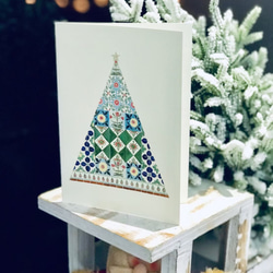 台湾マジョリカタイルのクリスマスカード（2組セット） 1枚目の画像