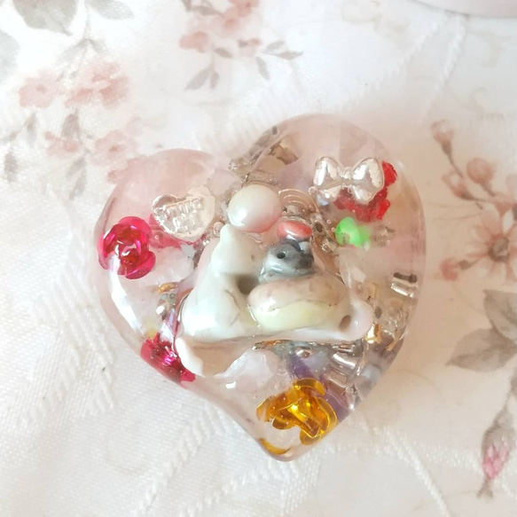 ✨️ちょうだいうさぎさん✨️ローズピンク♥️オルゴナイト 面食らっ 