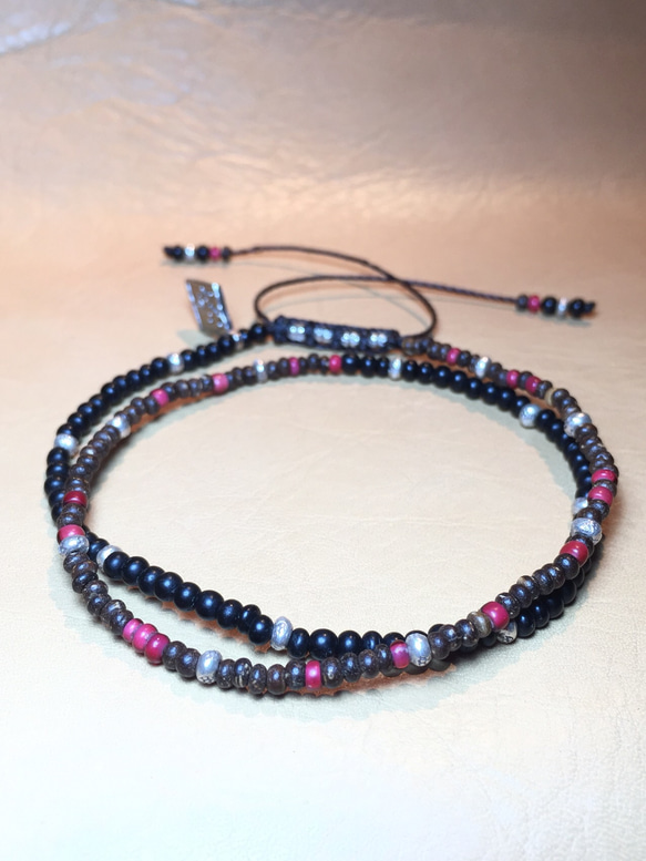 【BG】Mix beads 2Wrap Bracelet〈BG15B0035〉 2枚目の画像