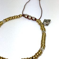 【BG】Silver & Brass bracelet 〈BG17B0008〉ブレスレット 4枚目の画像