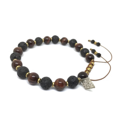 【BG】Natural stone bracelet 〈BG17B0013〉メンズブレスレット 2枚目の画像