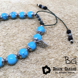 【BG】Natural stone bracelet 〈BG17B0019〉メンズブレスレット 2枚目の画像