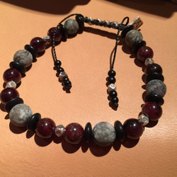 【BG】Natural Stone&Silver925 Bracelet 〈BG15B0013〉 2枚目の画像