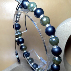 【BG】Natural stone&Silver925 Bracelet〈BG15B0014〉ブレスレット 1枚目の画像