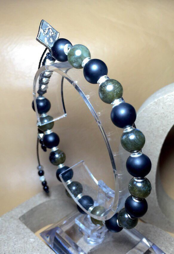 【BG】Natural stone&Silver925 Bracelet〈BG15B0014〉ブレスレット 1枚目の画像