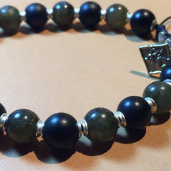 【BG】Natural stone&Silver925 Bracelet〈BG15B0014〉ブレスレット 3枚目の画像