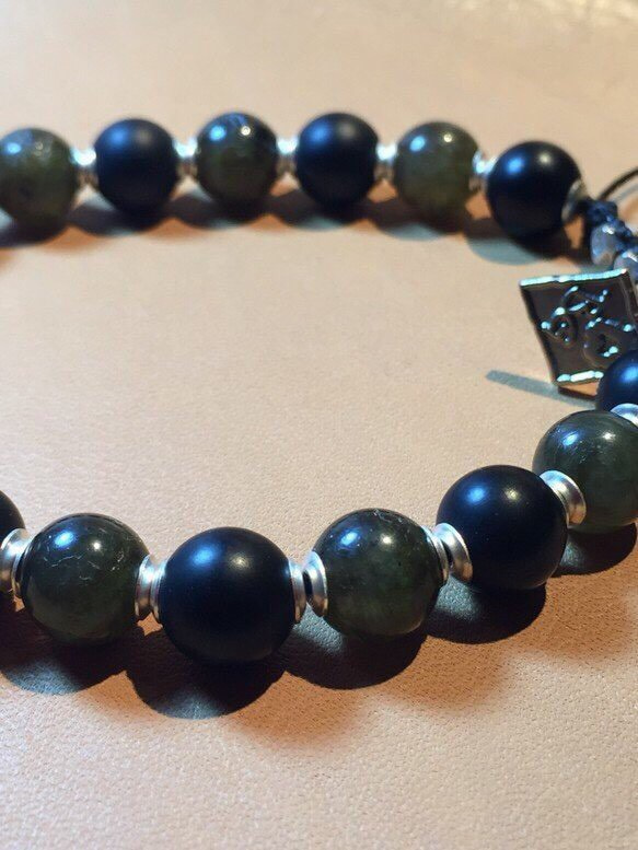 【BG】Natural stone&Silver925 Bracelet〈BG15B0014〉ブレスレット 3枚目の画像