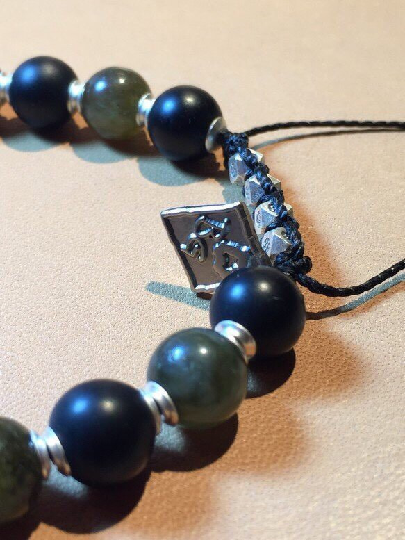 【BG】Natural stone&Silver925 Bracelet〈BG15B0014〉ブレスレット 4枚目の画像