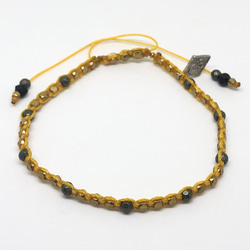 【BG】Brass beads bracelet 〈BG20B0008〉メンズブレスレット 5枚目の画像