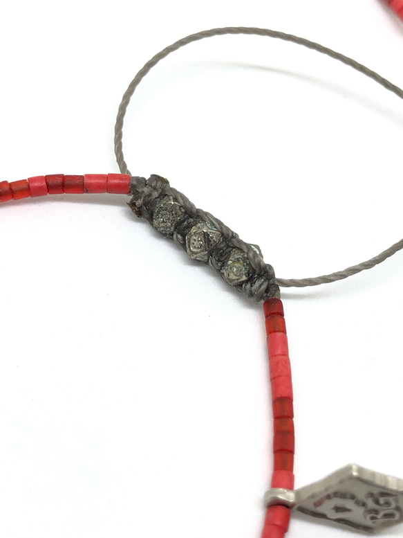 【BG】Oldgrass beads bracelet 〈BG20B0009〉メンズブレスレット 5枚目の画像