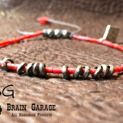 【BG】Oldgrass beads bracelet 〈BG20B0009〉メンズブレスレット 6枚目の画像