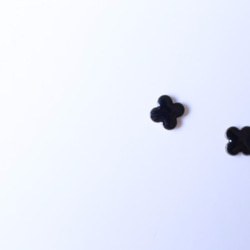 086 Jet black popolo Tajimi Mino ware tile 傳統文化項目 Earrings Flowe 第2張的照片