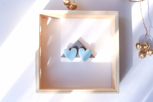 096 Mihanada popolo Tajimi Mino ware tile 傳統文物 Earrings Heart 第1張的照片