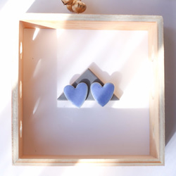 097 淺花色 popolo Tajimi Mino ware tile 傳統文化項目 Earrings Heart 第1張的照片