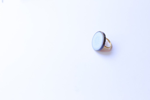 301-r傳統文化產品Mino ware Tajimi-maru瓷磚戒指，戒指（免費尺寸）※帶證書330 第2張的照片