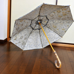 着物から作った日傘 2枚目の画像