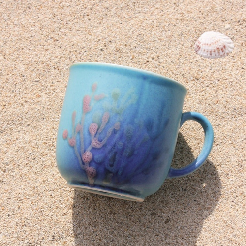 ご結婚祝のプレゼント 縁起の良い珊瑚の食器 珊瑚カップ ペア