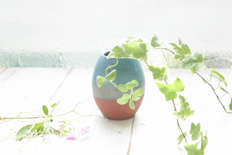 沖縄の海と大地の花器 花瓶 一輪挿し