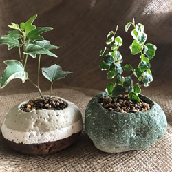 植木鉢　ハンドメイド　軽石　一点物 植木鉢 ハンドメイド 軽石 一点物