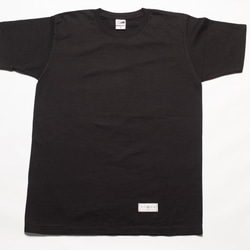 黒紋付Tshirt 「黒黒 -くろくろ-（Super Black ）」　Lサイズ 1枚目の画像