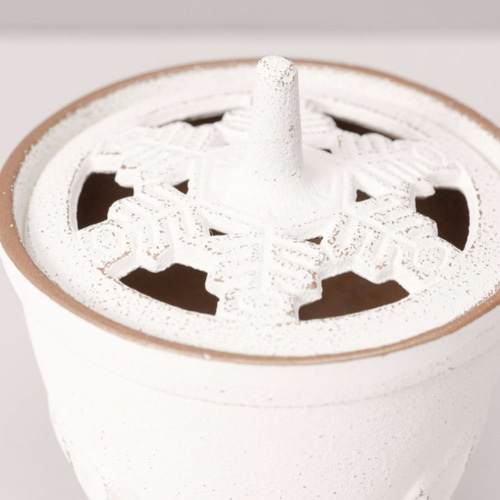 公式】岩鋳 南部鉄器 四季の香炉 ゆき ディフューザー・アロマポット