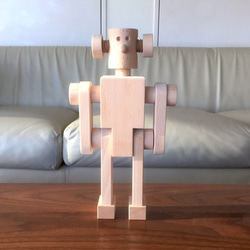 ブナのロボット　国産ブナ　白木無塗装仕上げ　期間限定Sale中！ 3枚目の画像