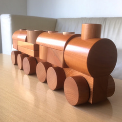 汽車つみき　てらうちさだおの木のおもちゃ　グッドデザイン賞受賞作　未使用ヴィンテージ品 5枚目の画像