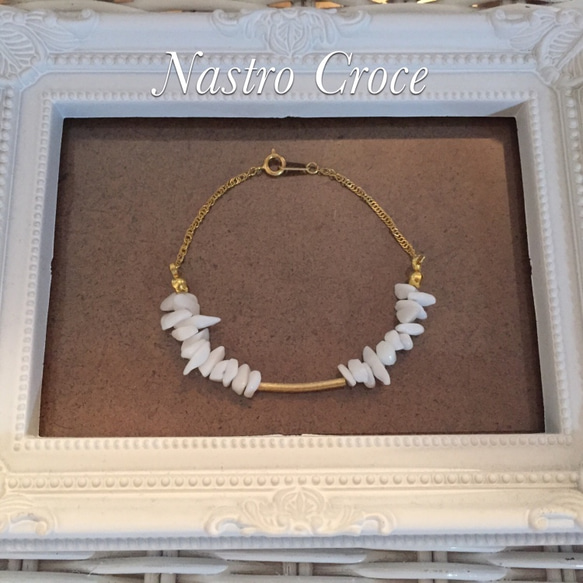 bracelet "white jade" 1枚目の画像