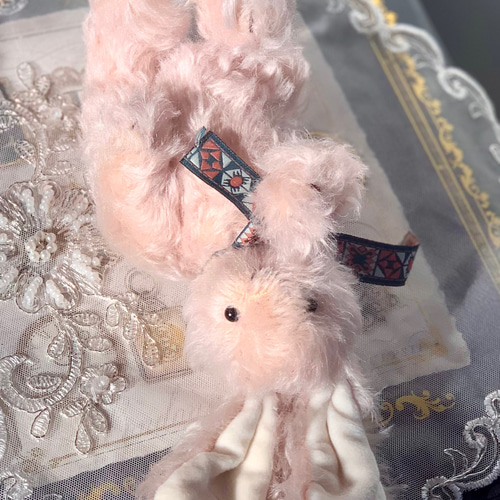 テディベア 立ち耳うさぎちゃん ぬいぐるみ 愛恋虹 通販 テディベア 立ち耳うさぎちゃん ぬいぐるみ 愛恋虹 通販
