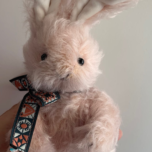 テディベア 立ち耳うさぎちゃん ぬいぐるみ 愛恋虹 通販 テディベア 立ち耳うさぎちゃん ぬいぐるみ 愛恋虹 通販