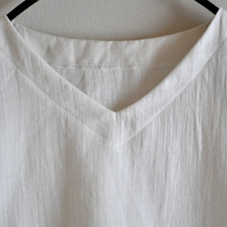 フリル袖のプルオーバー（白） 5枚目の画像